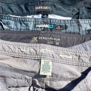 Men's Shorts bundle of 4 Black, Gray, Blue,